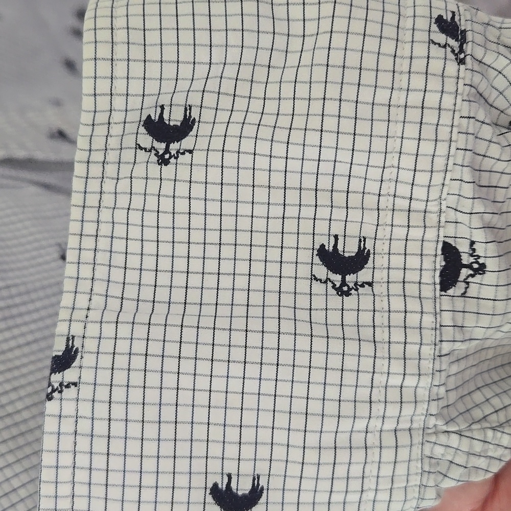 Brooks Brothers White Patterned Shirt - Picture 2 of 10